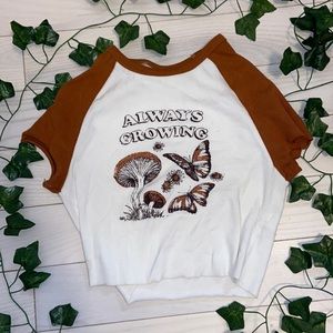 always growing short sleeve top